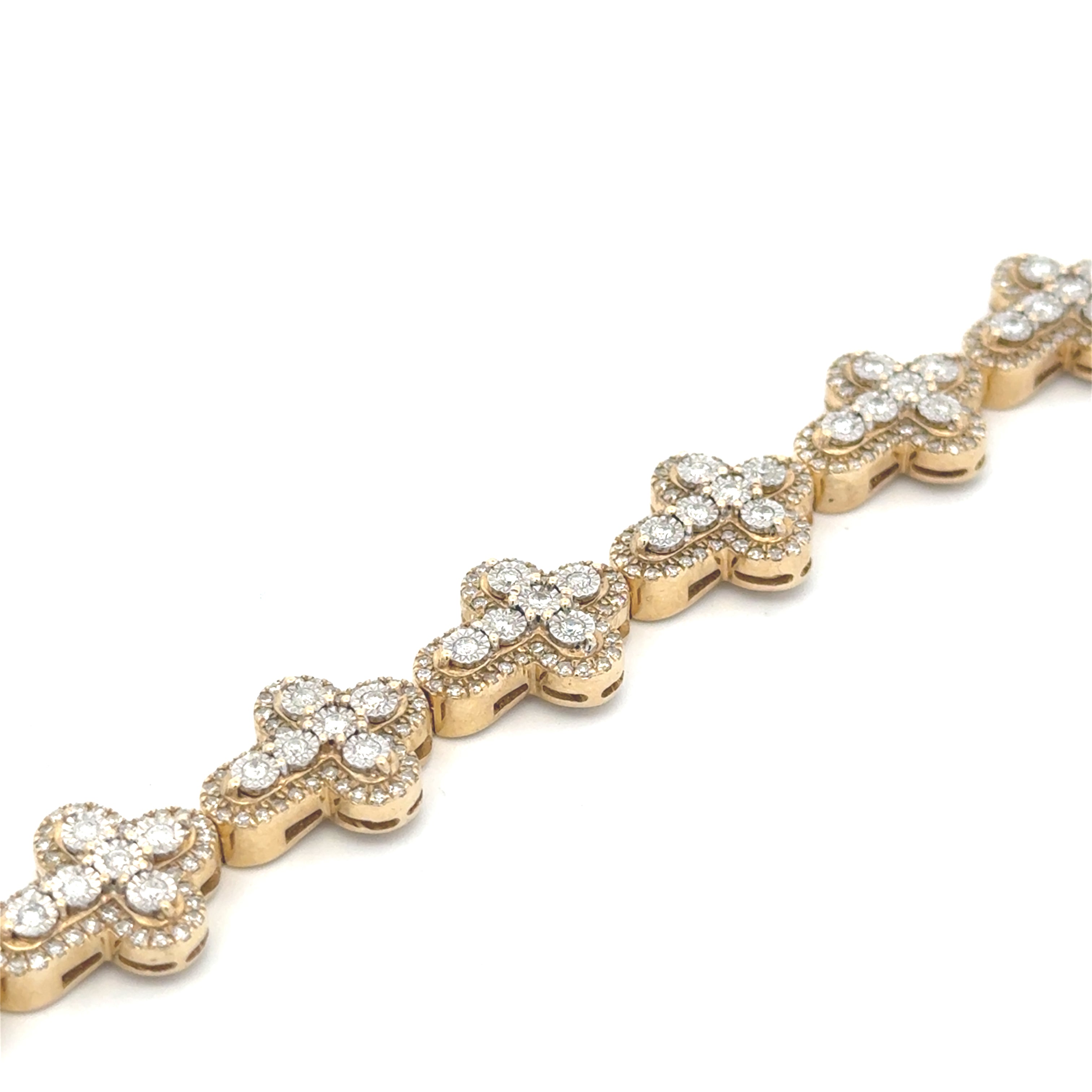 Diamond Cross Bracelet