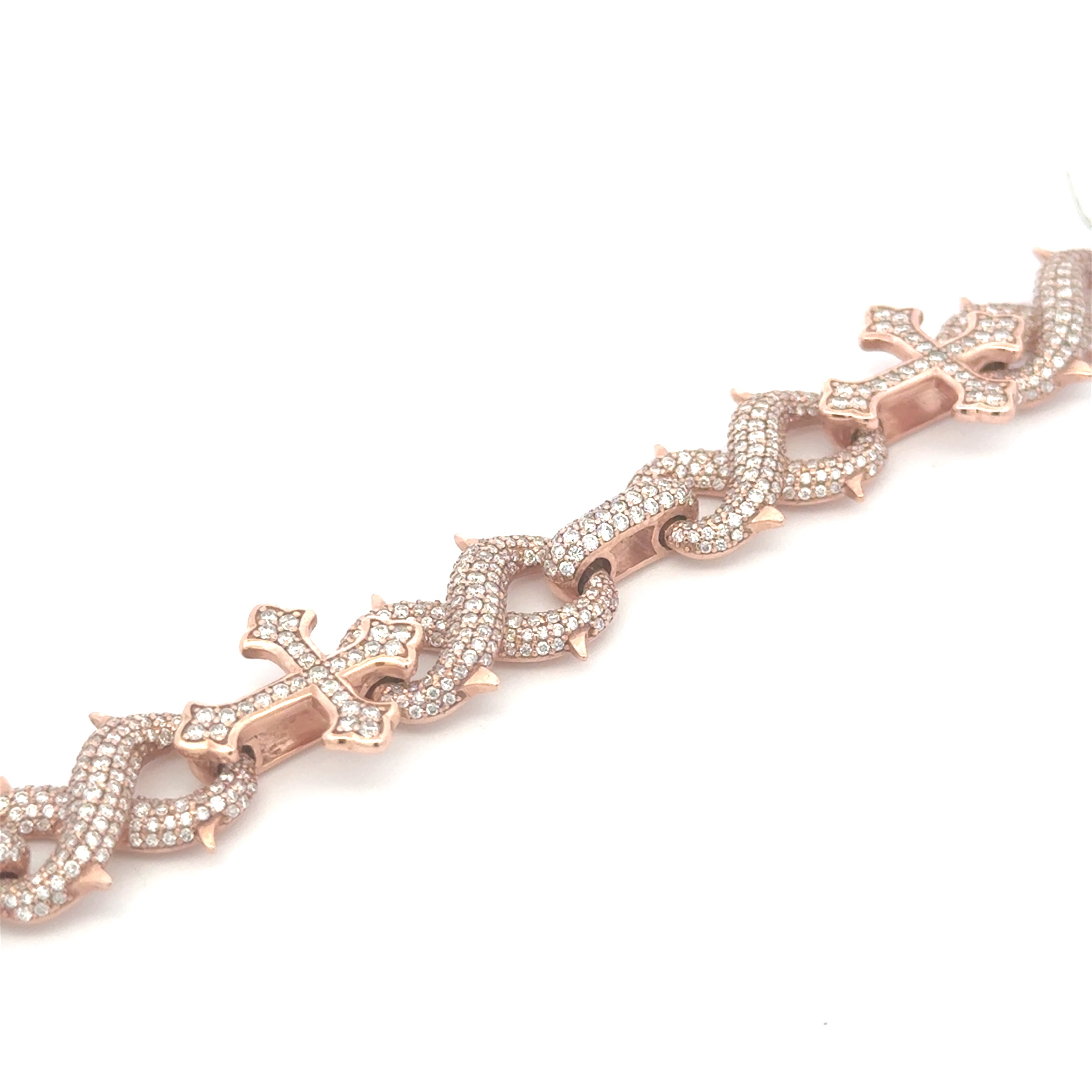 Diamond Cross Bracelet