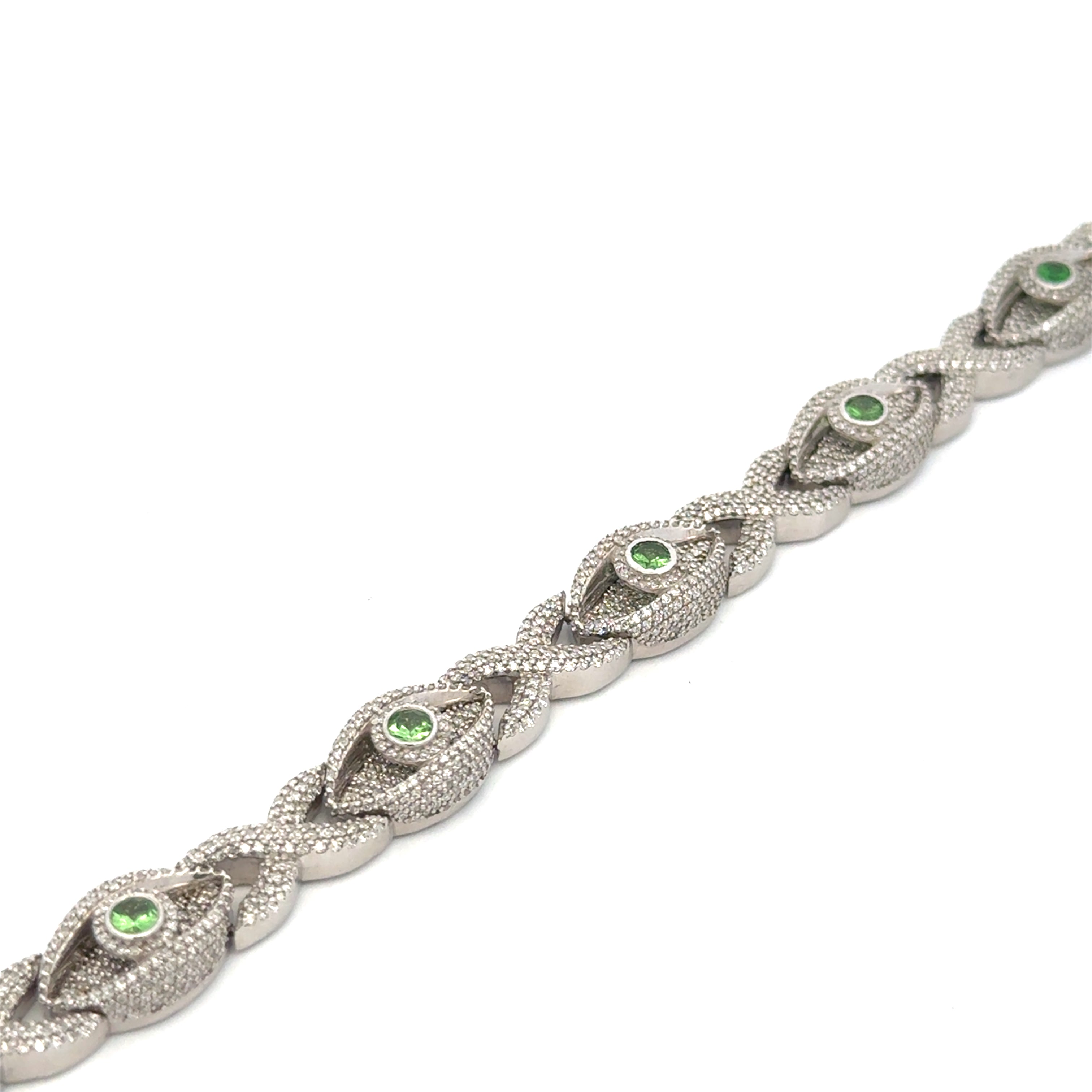 Diamond Evil Eye Bracelet