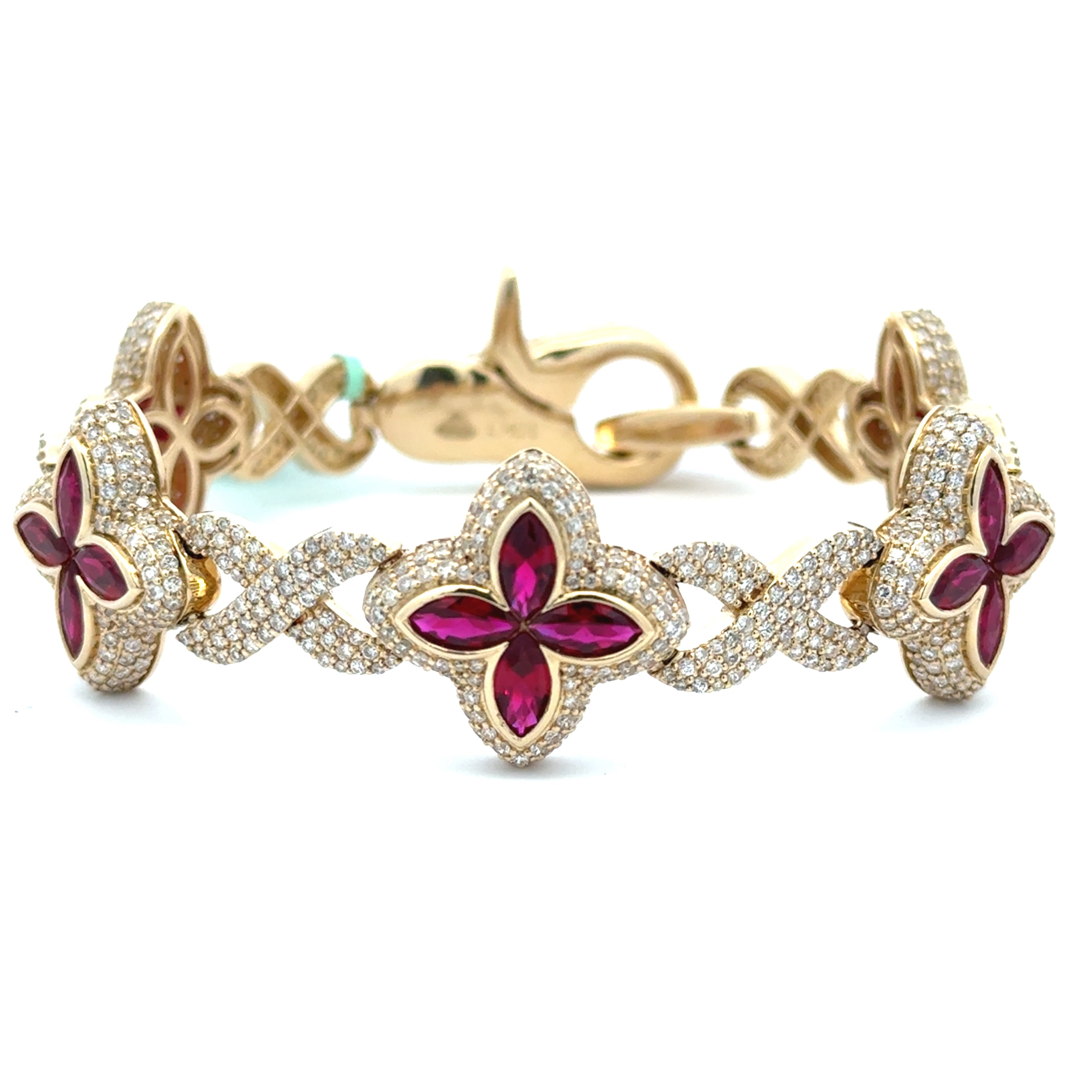 Diamond Flower Bracelet