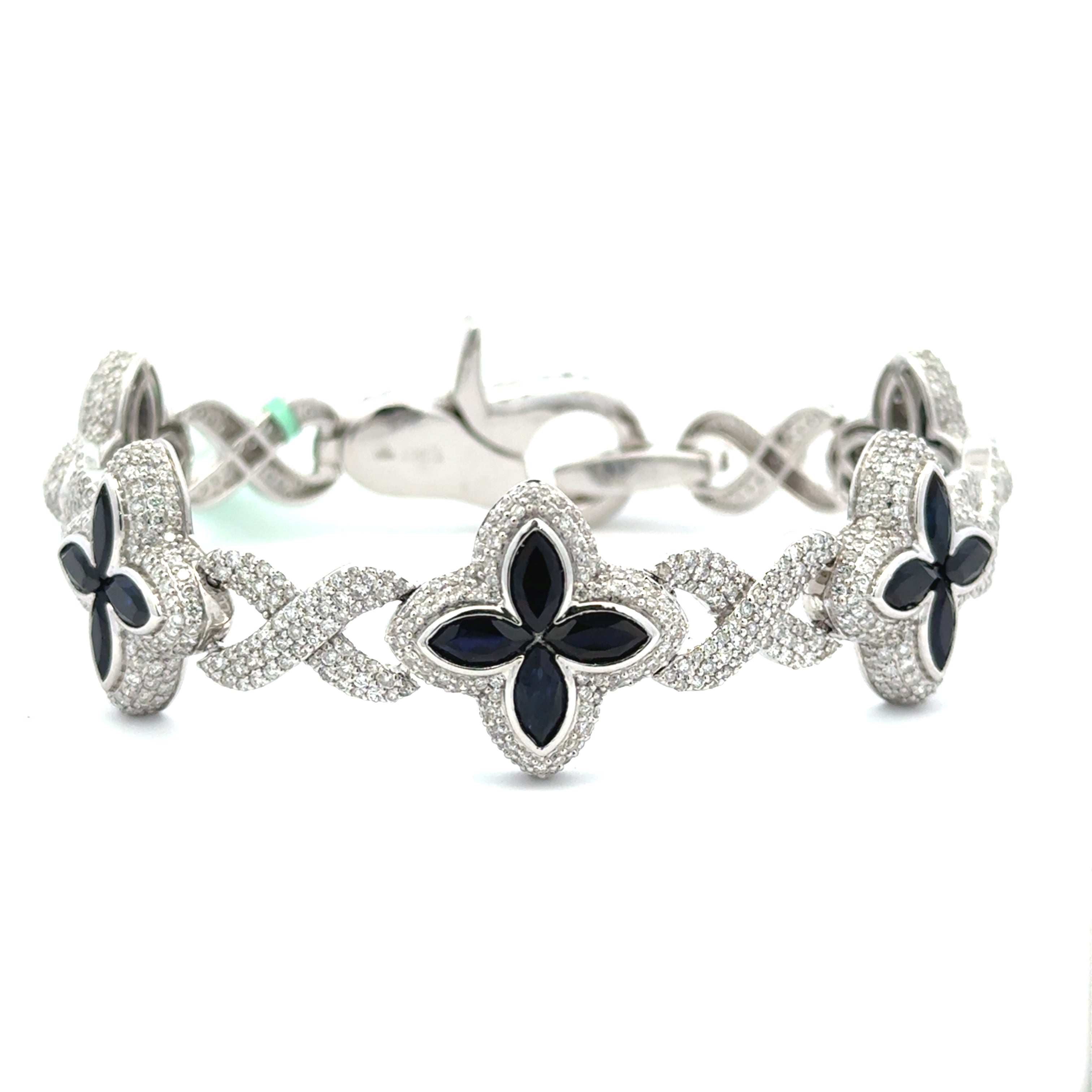 Diamond Flower Bracelet