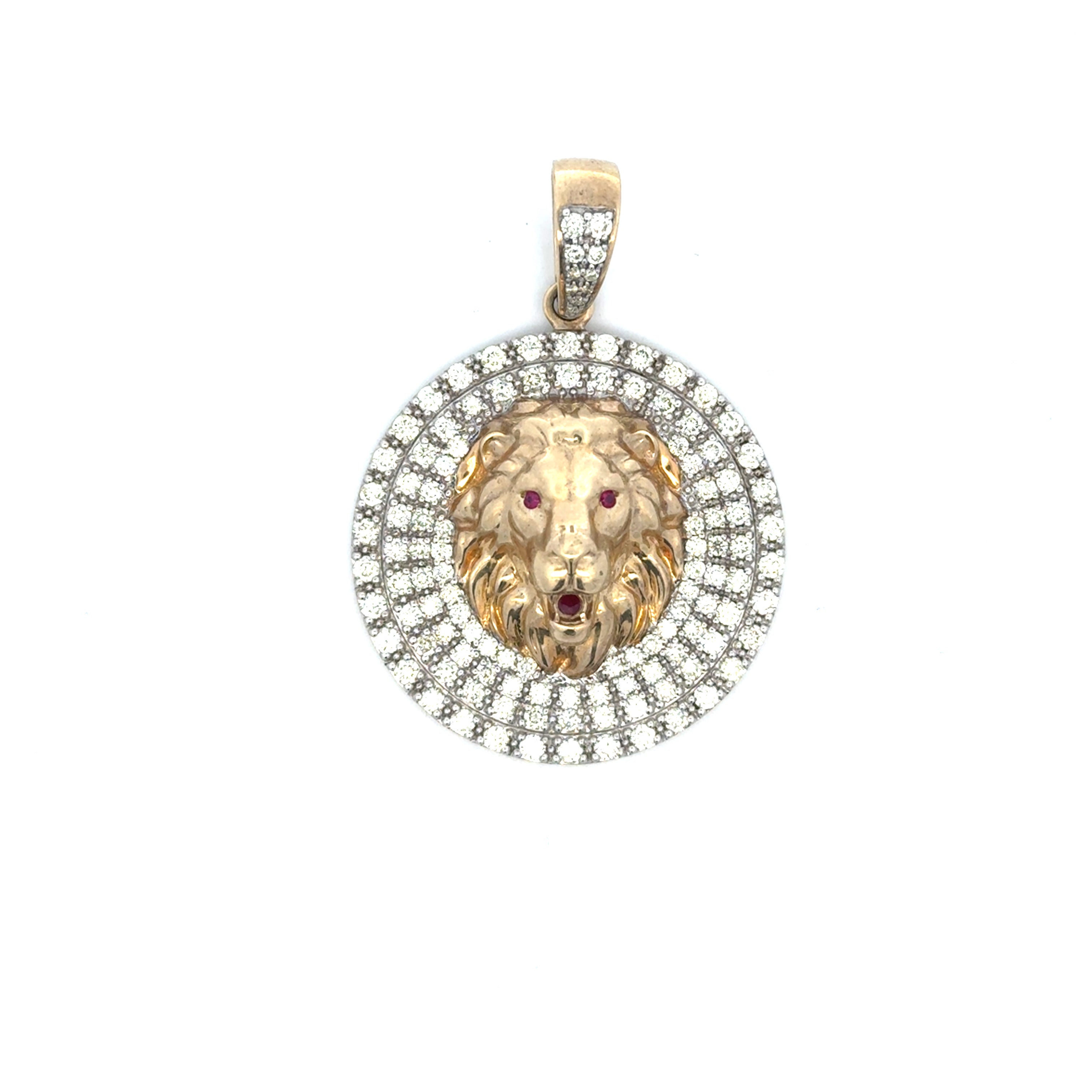 Diamond Lion Pendant