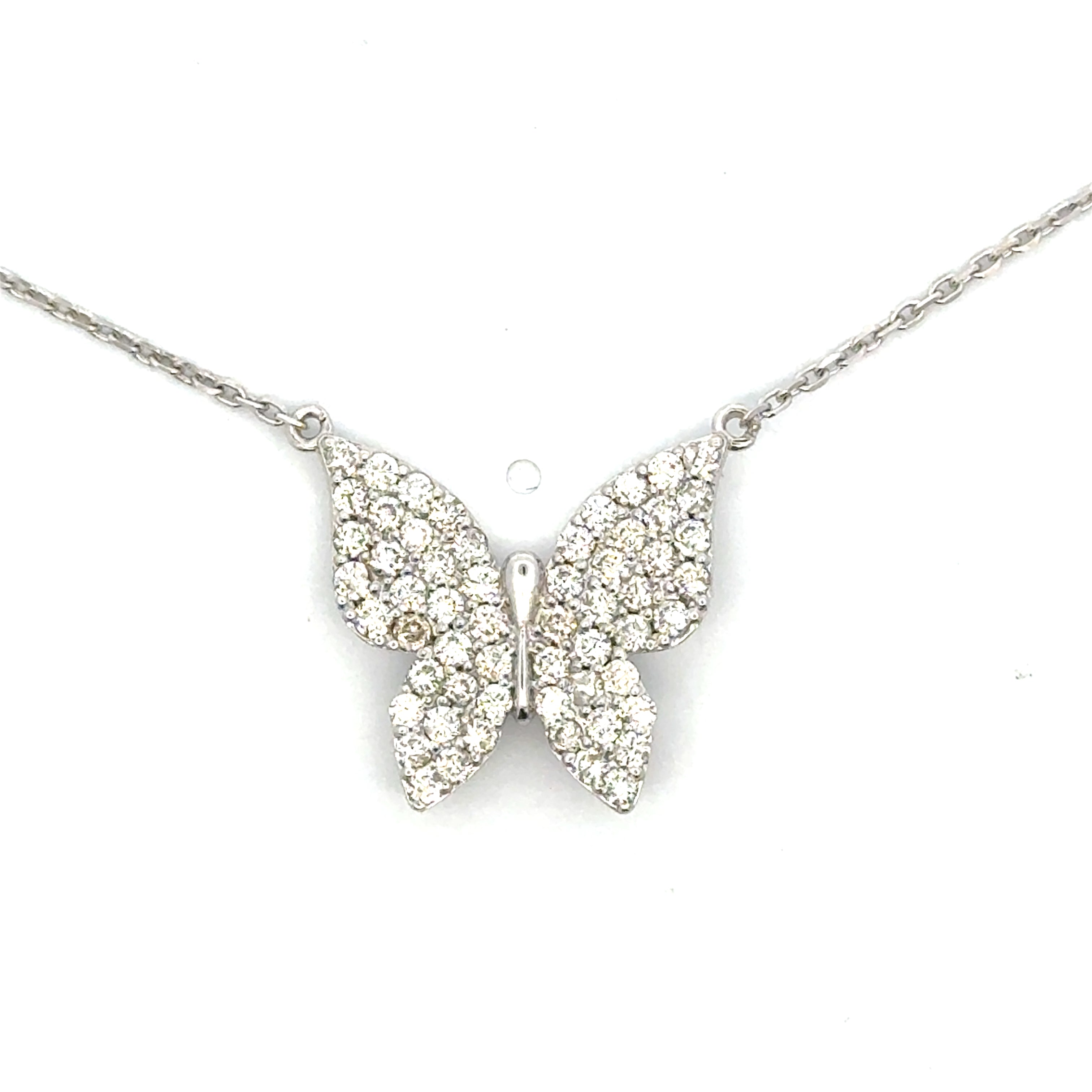 Diamond Butterfly with chain