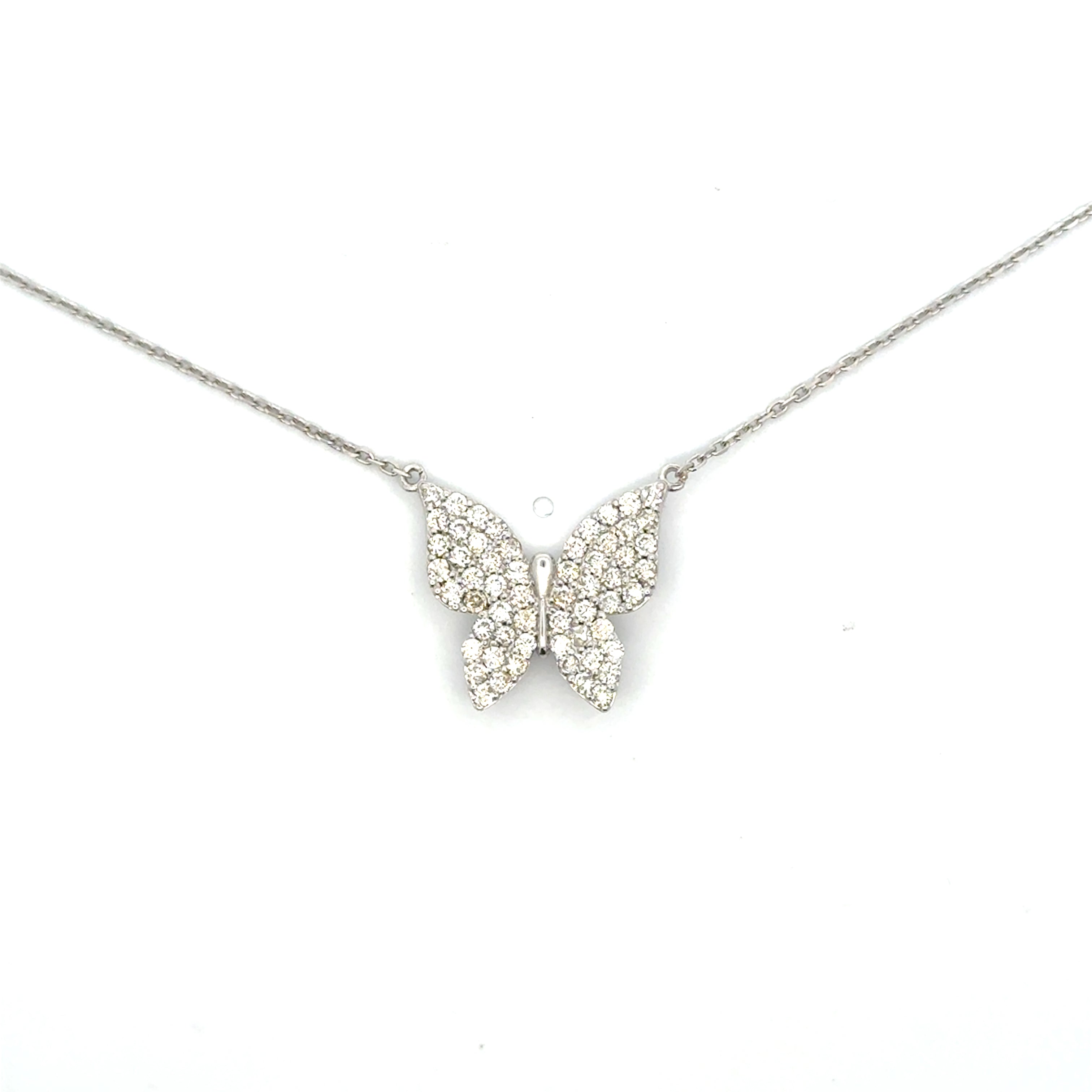 Diamond Butterfly with chain