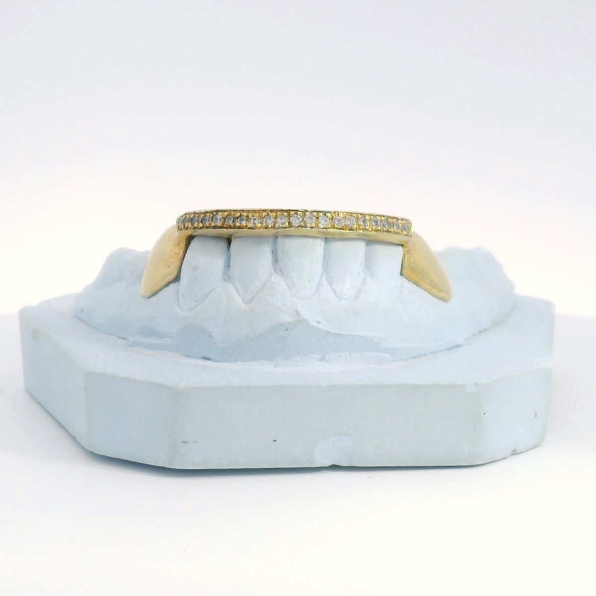 Natural Diamond Bar Grillz (One Row)