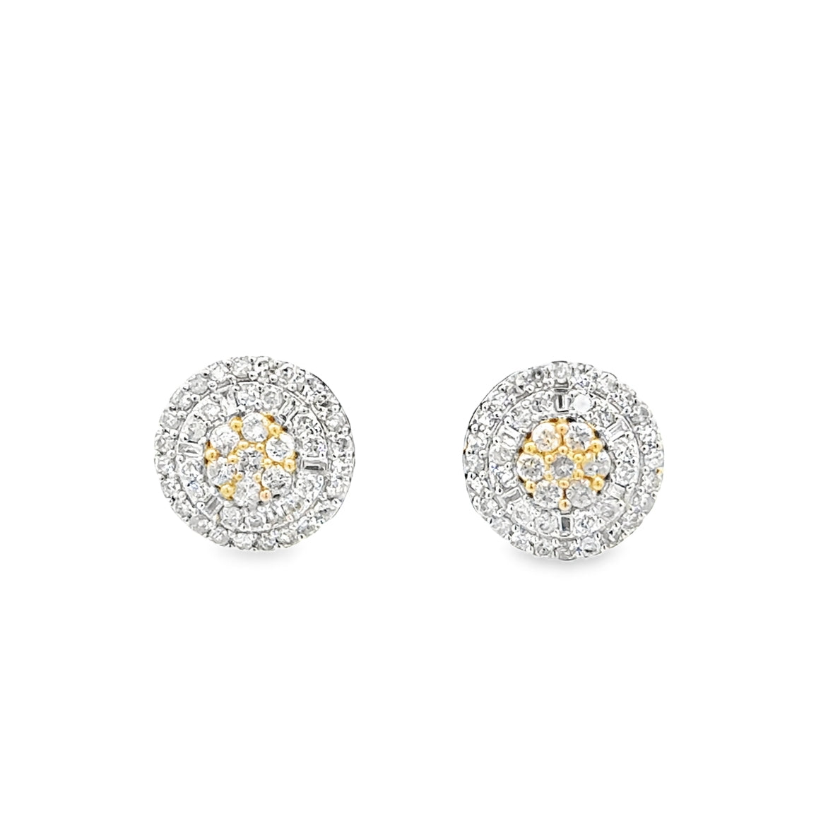 Round Diamond Earrings