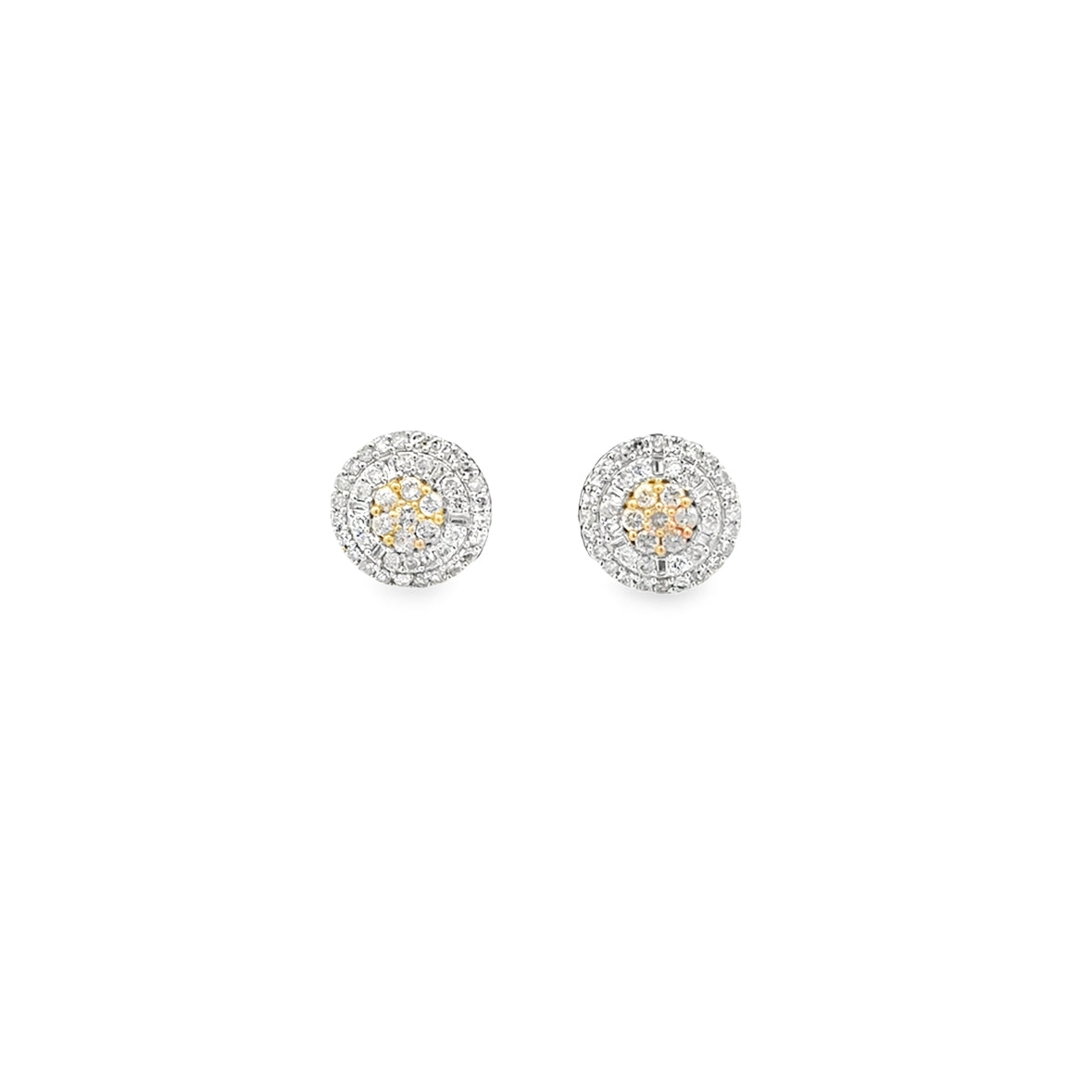 Round Diamond Earrings