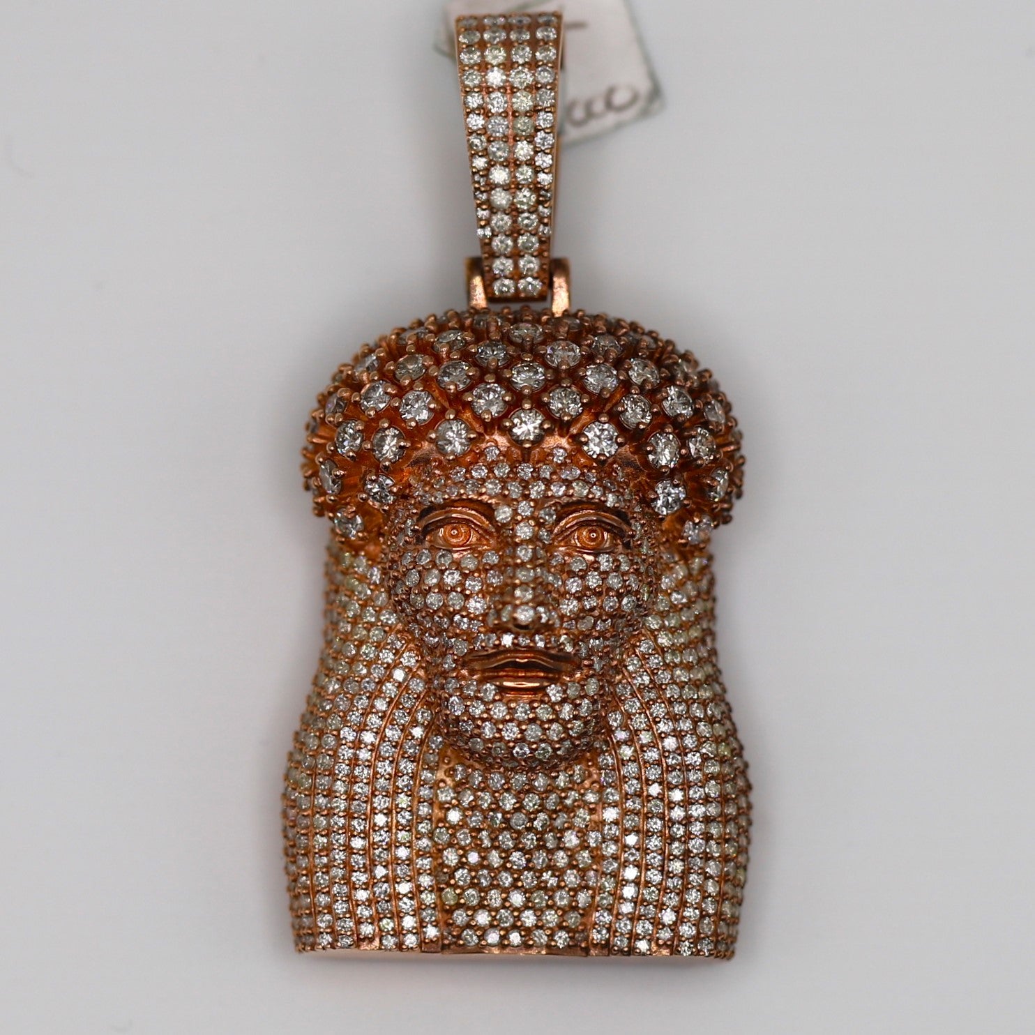 Diamond Jesus Pendant