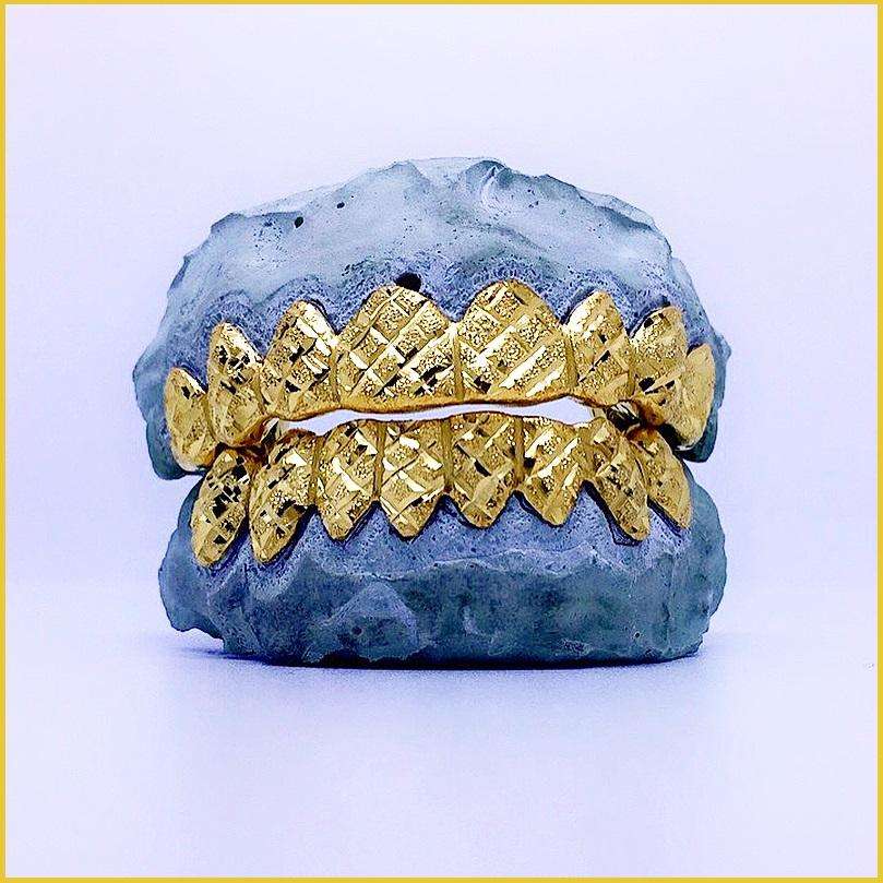 20pc diamond cut with diamond dust in white gold 🔥🔥 #customgoldgrillz, By Custom Gold Grillz